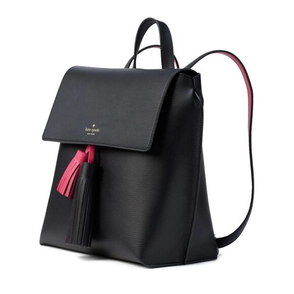 kate spade Handbags - kate spade Foster Court Kirk Backpack Leather Black Sweetheart Pink